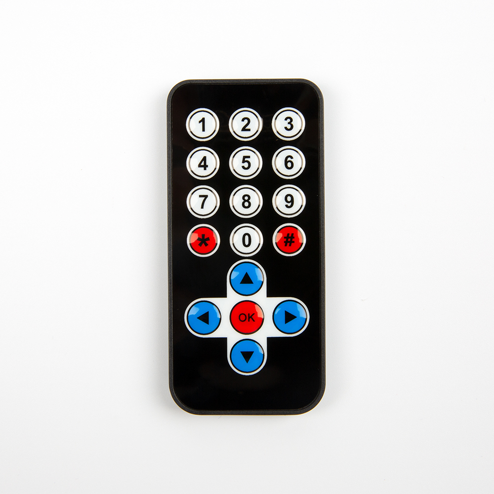 Модуль инфракрасного (ИК) приемника HX1838 с пультом и батарейкой в комплекте